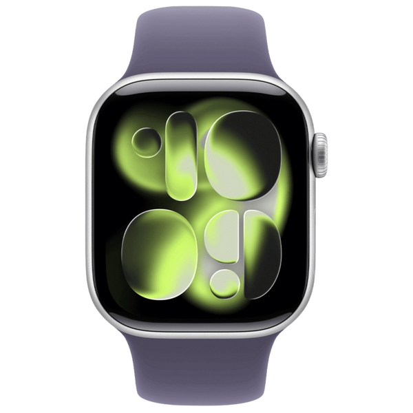 Смарт-часы Apple Watch Series 11 GPS 42 mm Silver Aluminum Case with Purple Fog Sport Band - S/M (MEU64) MEU64 фото