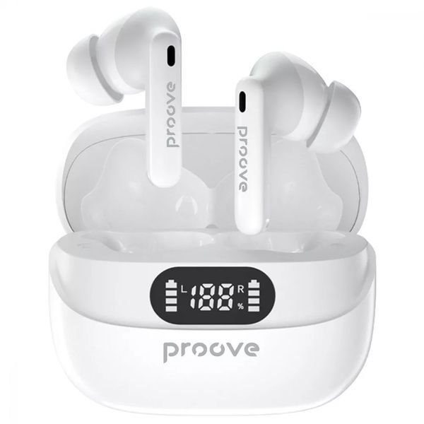 Наушники беспроводные Proove Digital Pro ANC TWS White 61214 фото